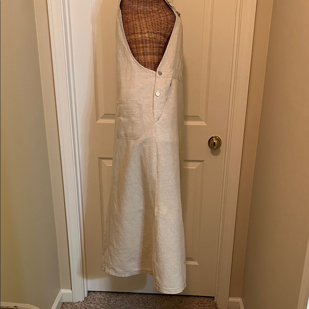 Susan Bristol Cream Overall Dress - Picture 5 of 10